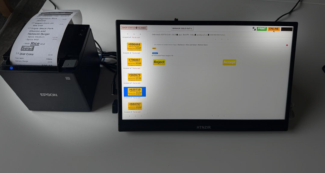Complete POS and Online Order System