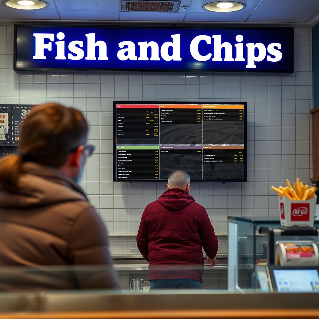 Digital Menu Board Example 2